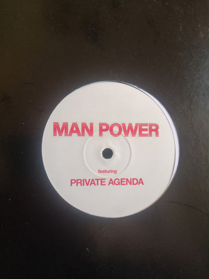 Man Power (2) Featuring Private Agenda : Do It Thin (12")