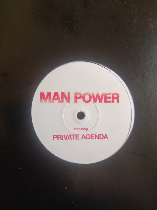Man Power (2) Featuring Private Agenda : Do It Thin (12")