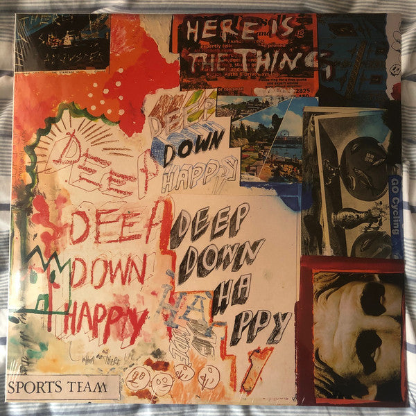 Sports Team : Deep Down Happy (LP, Album, Blu)