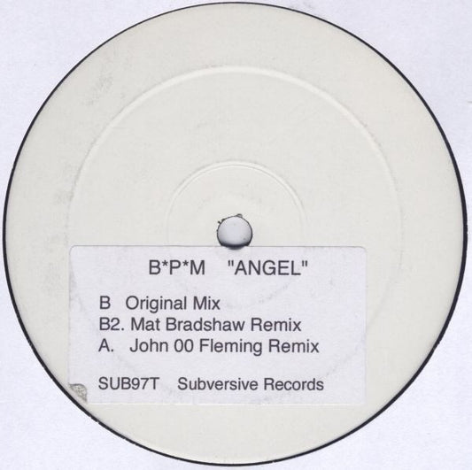 B*P*M : Angel (12", W/Lbl)