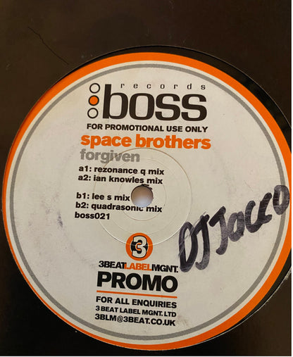The Space Brothers : Forgiven (12", Promo)