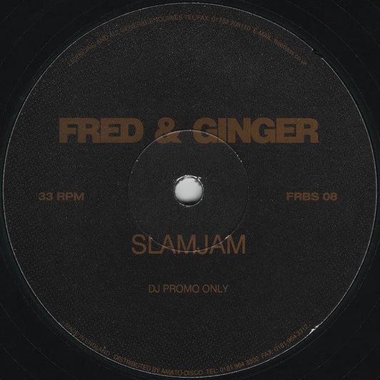 Fred & Ginger : Slamjam (12", S/Sided, Promo)