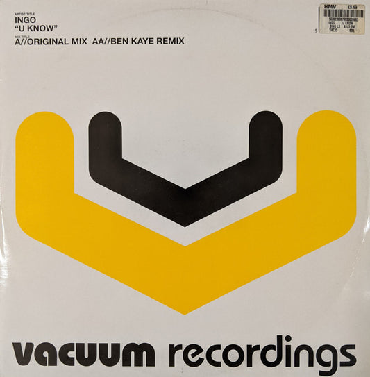 Ingo : U Know (12")