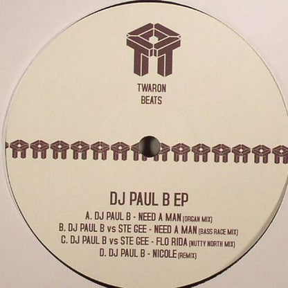 DJ Paul B vs. Ste Gee : DJ Paul B EP (12")