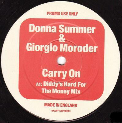 Donna Summer & Giorgio Moroder : Carry On (12", Promo)