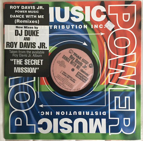Roy Davis Jr. : Power Music / Dance With Me (Remixes) (12", Ltd, Promo, Pin)