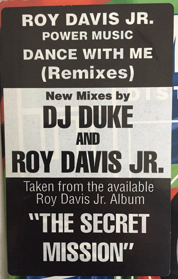 Roy Davis Jr. : Power Music / Dance With Me (Remixes) (12", Ltd, Promo, Pin)