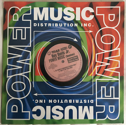 Roy Davis Jr. : Power Music / Dance With Me (Remixes) (12", Ltd, Promo, Pin)