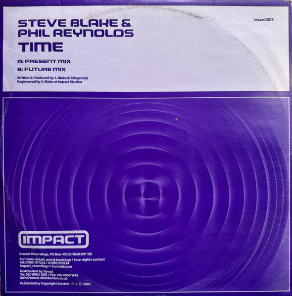 Steve Blake & Phil Reynolds : Time (12")