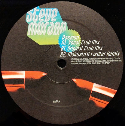 Steve Murano : Passion (12")