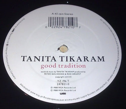 Tanita Tikaram : Good Tradition (12", Single)