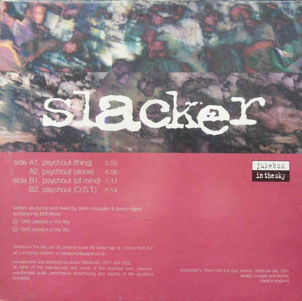 Slacker : Psychout (12", Promo)