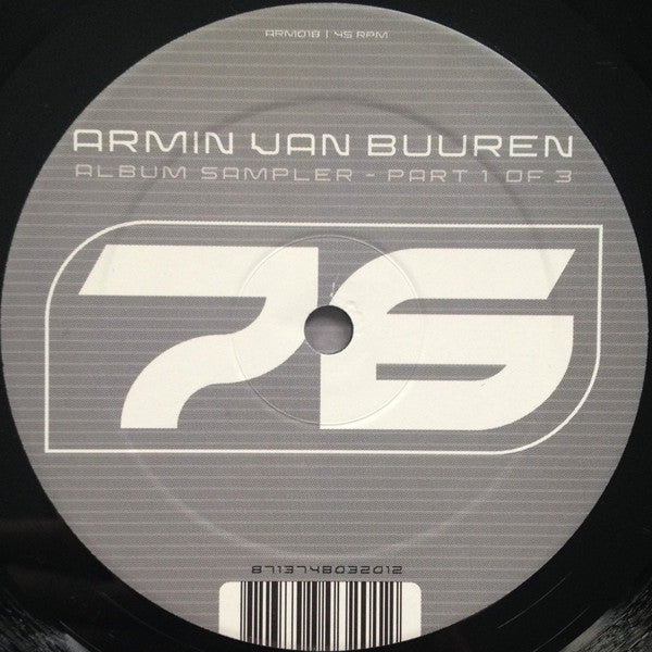 Armin van Buuren : 76 Album Sampler - Part 1 Of 3 (12", Smplr)