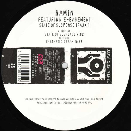 Ramin* Featuring E-Basement* : State Of Suspense Traxx 1 (12")