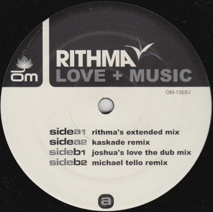 Rithma : Love + Music (12")