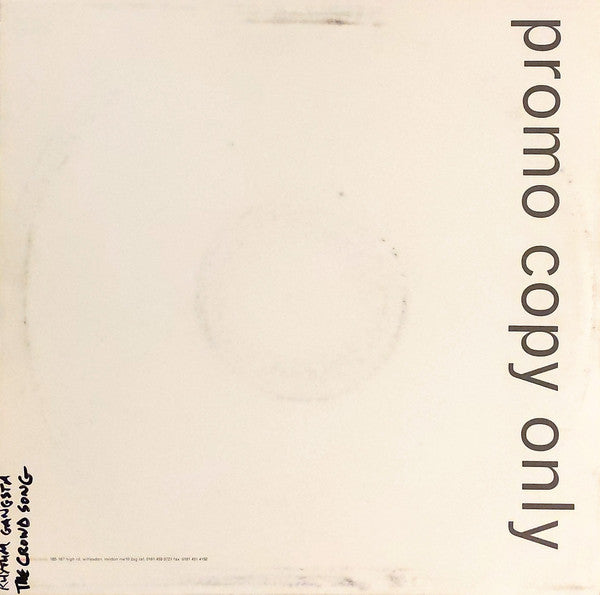 Rhythm Gangsta : The Crowd Song (12", Promo)