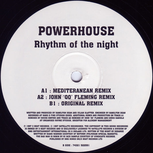 Powerhouse (3) : Rhythm Of The Night (12")