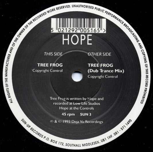 Hope : Tree Frog (12")