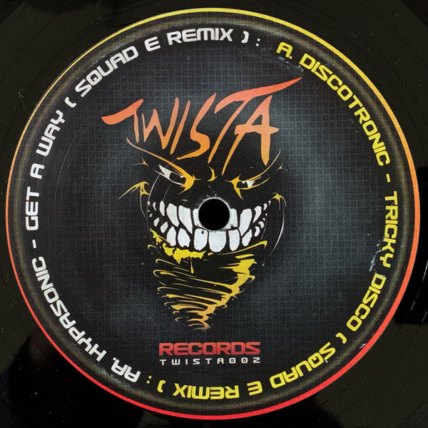 Discotronic / Hypasonic : Tricky Disco (Squad E Remix) / Get A Way (Squad E Remix) (12")