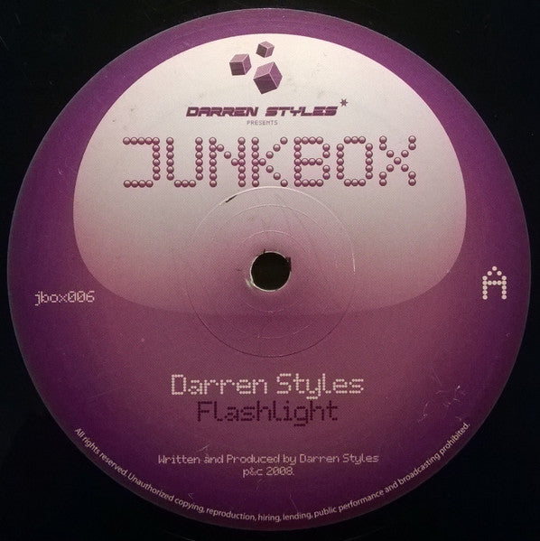 Darren Styles : Flashlight / Feel Love (12")