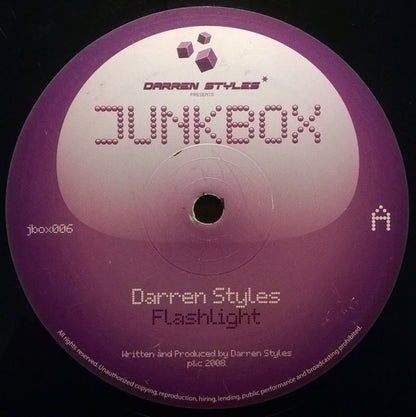 Darren Styles : Flashlight / Feel Love (12")