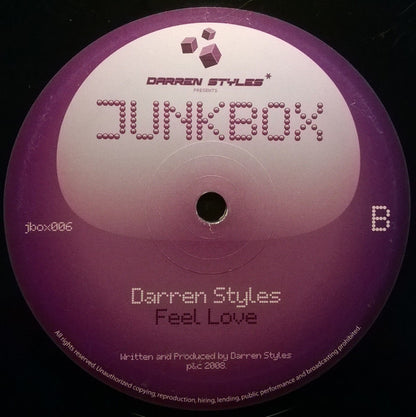 Darren Styles : Flashlight / Feel Love (12")