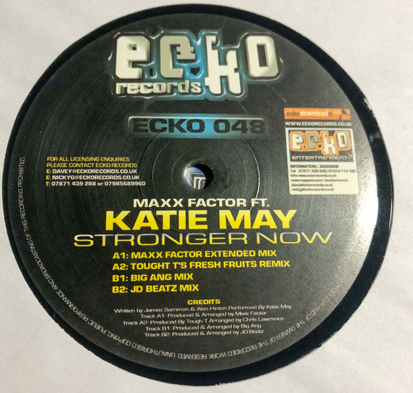 Maxx Factor Ft. Katie May : Stronger Now (12")