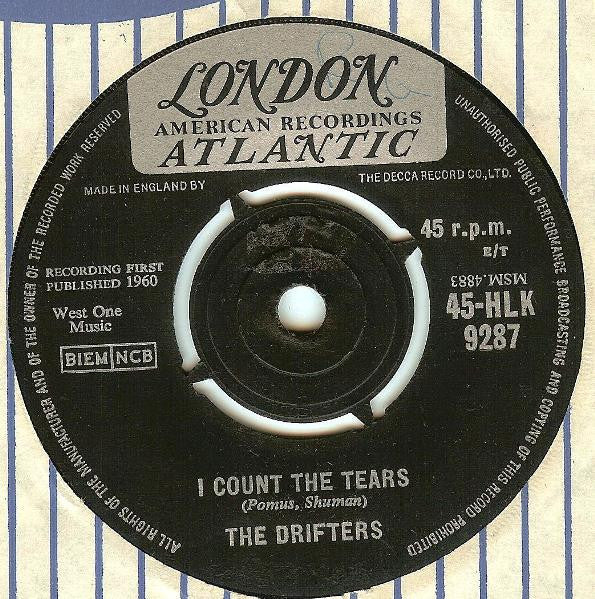 The Drifters : I Count The Tears (7", Single)