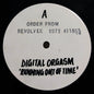 Digital Orgasm : Running Out Of Time (Remixes) (12", Promo, W/Lbl)