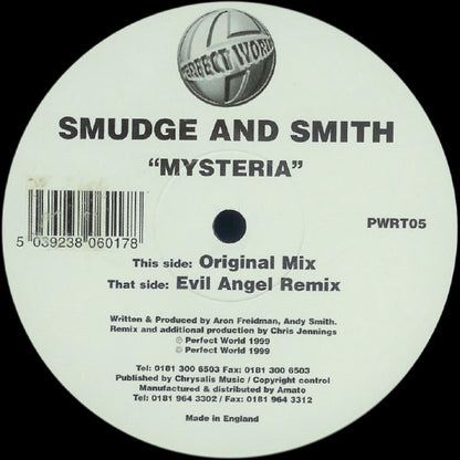 Smudge And Smith* : Mysteria (12")