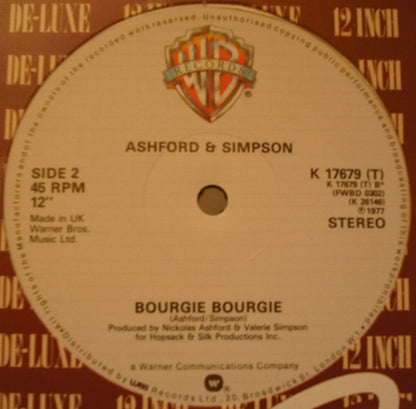 Ashford & Simpson : Love Don't Make It Right / Bourgie Bourgie (12")