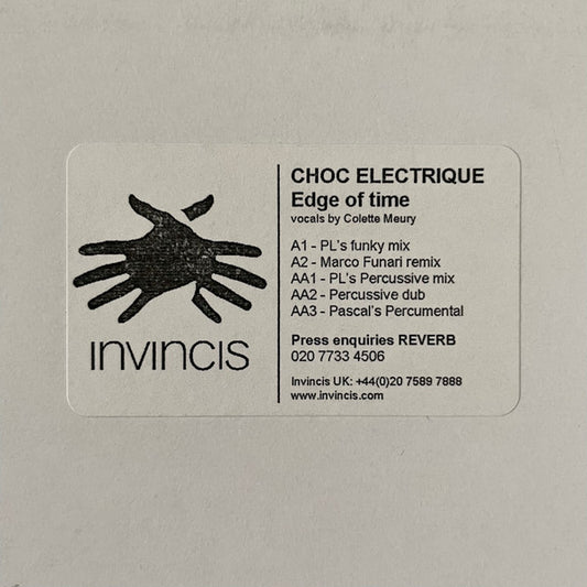 Choc Electrique : Edge Of Time EP (12", W/Lbl, Sta)
