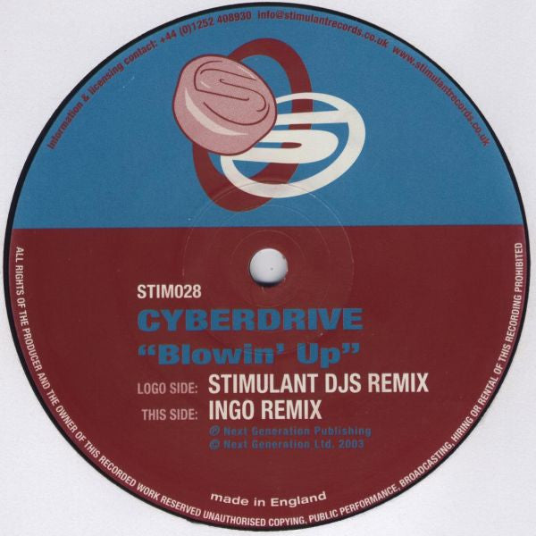 Cyberdrive : Blowin' Up (12")