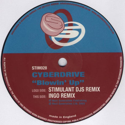 Cyberdrive : Blowin' Up (12")