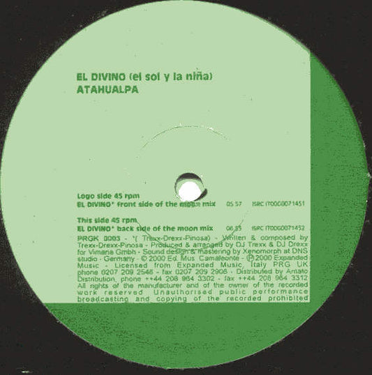 Atahualpa : El Divino (El Sol Y La Niña) (12")