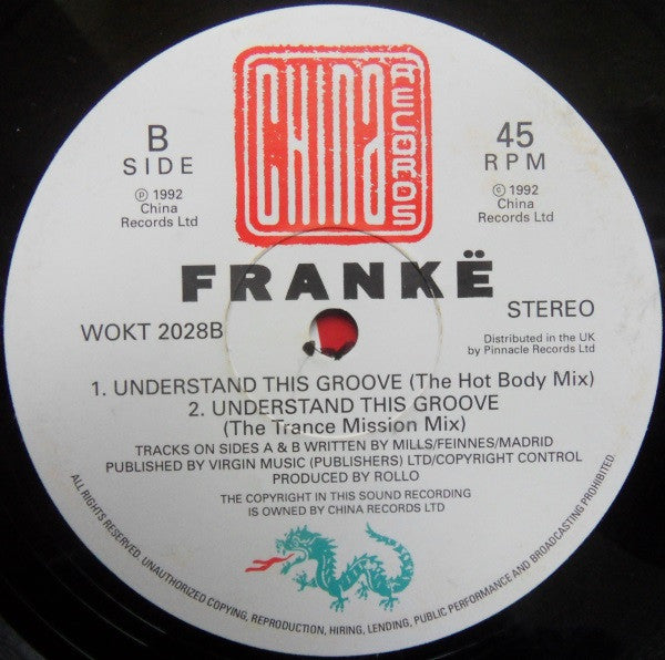 Frankë* : Understand This Groove (12")
