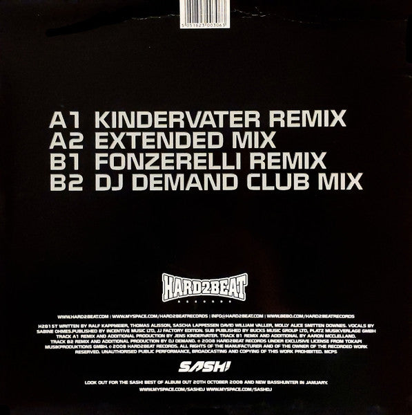 Sash! Feat. Stunt : Raindrops (Encore Une Fois) (12", Single)
