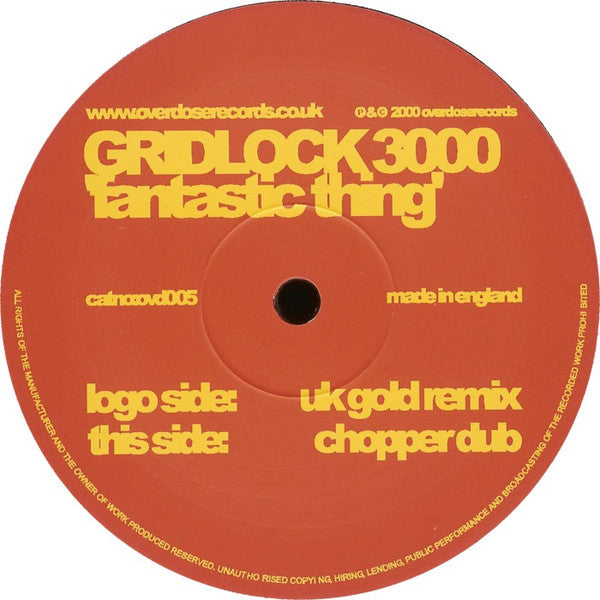 Gridlock 3000 : Fantastic Thing (12")