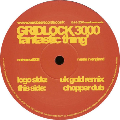 Gridlock 3000 : Fantastic Thing (12")