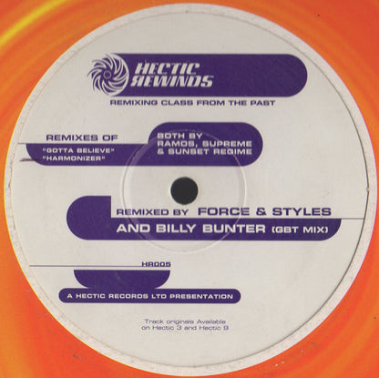 Ramos, Supreme & Sunset Regime : Gotta Believe / Harmonize (Remixes) (12", Ltd)