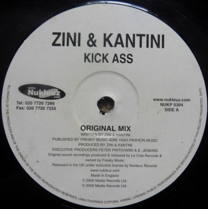 Zini & Kantini : Kick Ass (12")