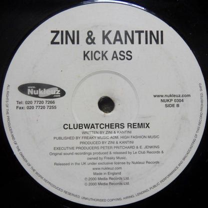 Zini & Kantini : Kick Ass (12")