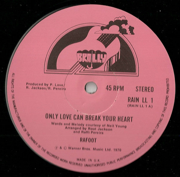 Rafoot : Only Love Can Break Your Heart (12")