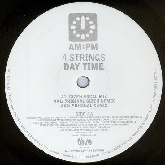 4 Strings : Day Time (12", Promo)