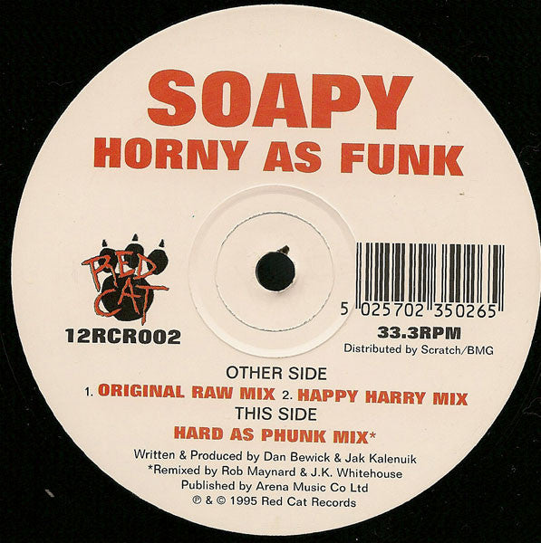 Soapy : Horny As Funk (12")