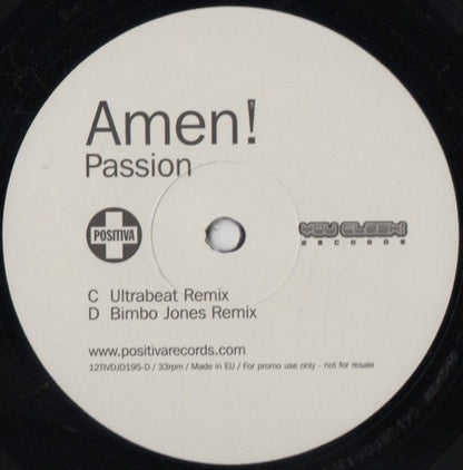 Amen! UK : Passion (2x12", Promo)