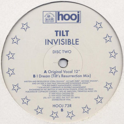 Tilt : Invisible (Disc Two) (12", Promo)