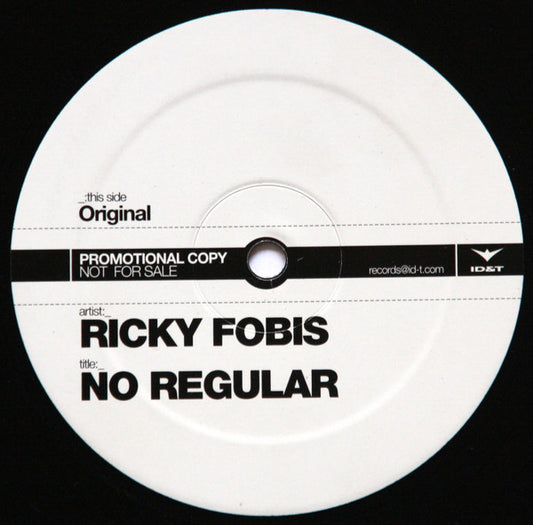 Ricky Fobis : No Regular (12", S/Sided, Promo)