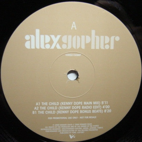 Alex Gopher : The Child (2x12", Promo)