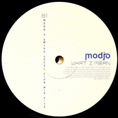 Modjo : What I Mean (2x12", Promo)